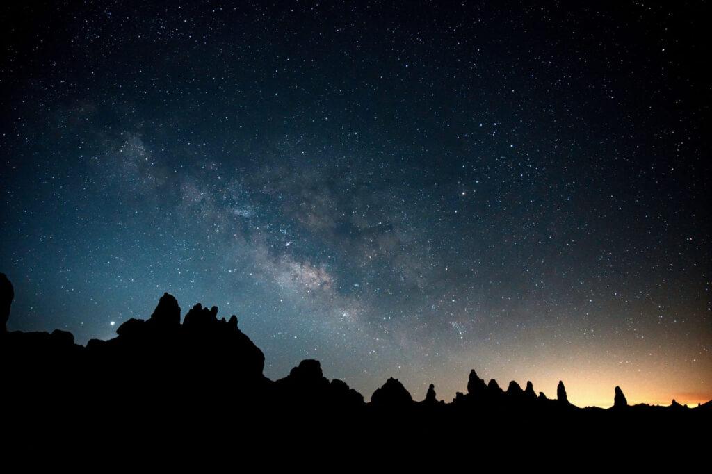 cielo estrellado nocturno astroturismo